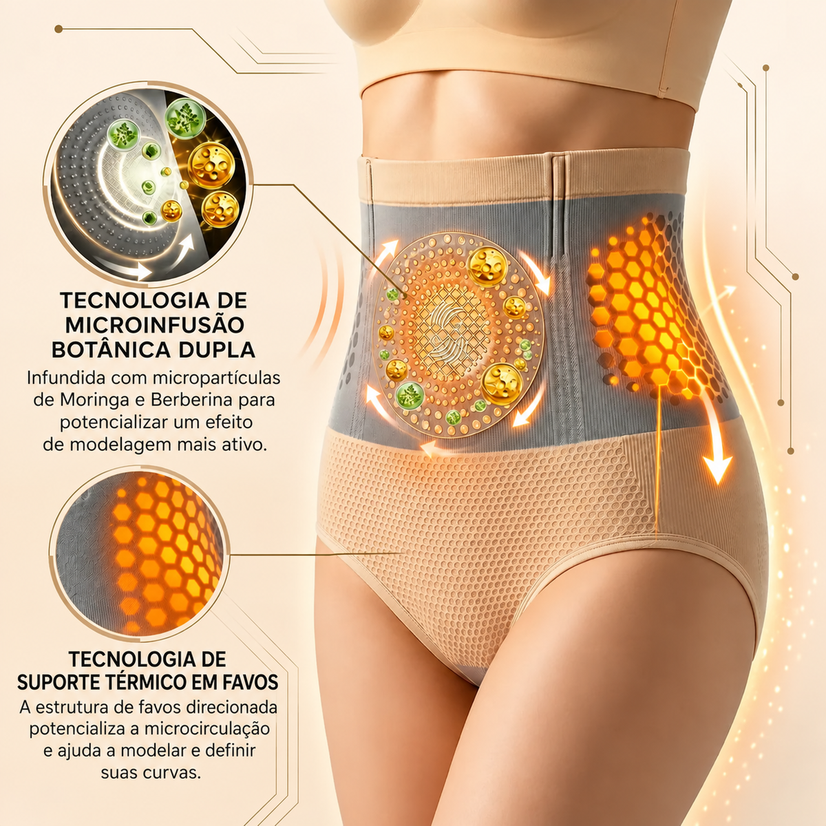 Shorts Modeladores de Queima de Gordura